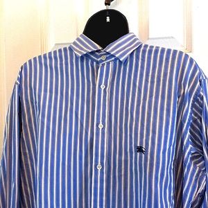 Burberrys EUC Vintage Dress Shirt w/French Cuff, 16"
